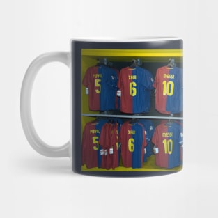 Nou Camp, Barcelona, Club Shirts Mug